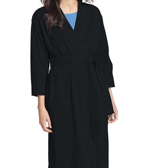 100%cotton Jockey Long Robe. Black small or Size Large Soft - Picture 5 of 5